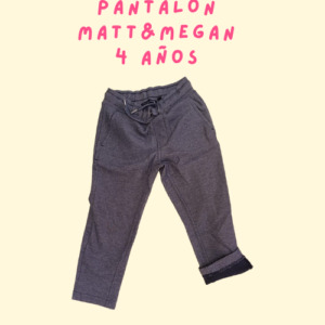 Pantalon Matt & Megan algodón