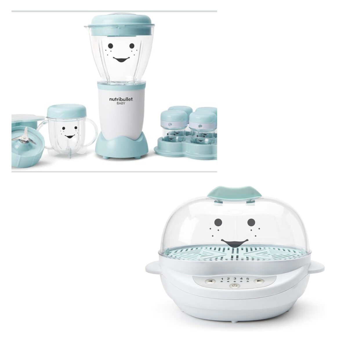 Licuadora y vaporera con accesorios, Nutribullet baby